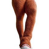 Brown Fuzzy Pants